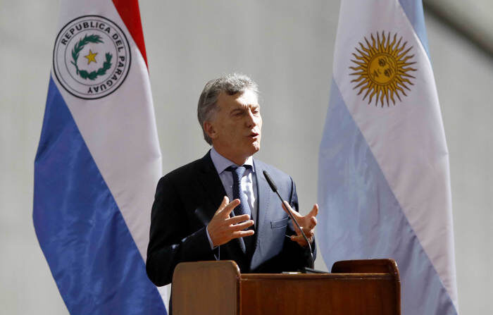 Fotografia de arquivo do ex-presidente da Argentina Mauricio Macri (EFE/Andrés Cristaldo)