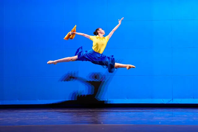 Carol Huang participa da fase preliminar do Concurso Internacional de Dança Clássica Chinesa NTD em Purchase, Nova Iorque, em 8 de setembro de 2023. (Larry Dye)