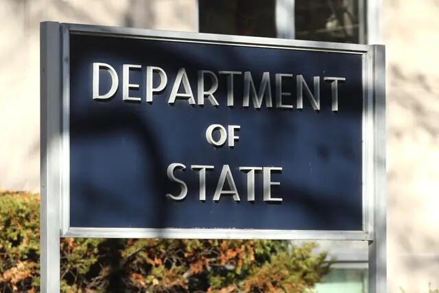 O Departamento de Estado dos EUA em Washington em 6 de janeiro de 2020. (Mark Wilson/Getty Images)
