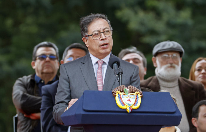O presidente da Colômbia, Gustavo Petro, em fotografia de arquivo (EFE/ Mauricio Dueñas Castañeda)