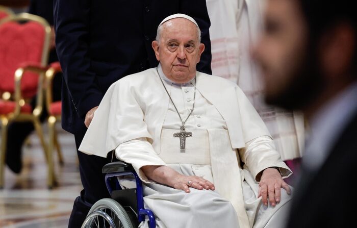 Vaticano confirma participação de papa Francisco na COP28 em Dubai
 (EFE/EPA/GIUSEPPE LAMI)