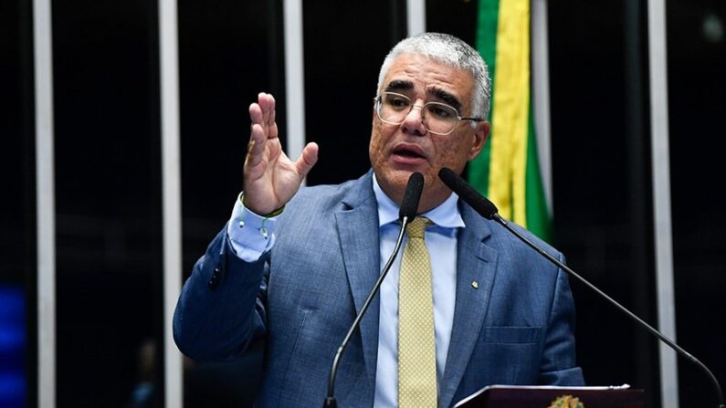 O senador Eduardo Girão (Novo-CE) (Roque de Sá/Agência Senado)