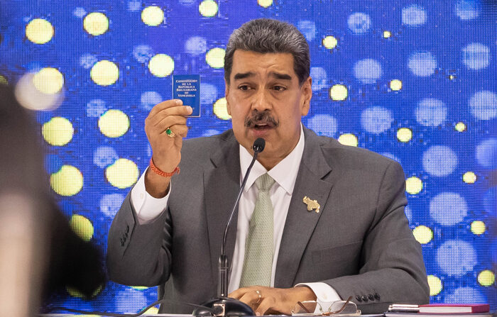 Fotografia de arquivo do ditador da Venezuela, Nicolás Maduro (EFE/ Rayner Peña R.)
