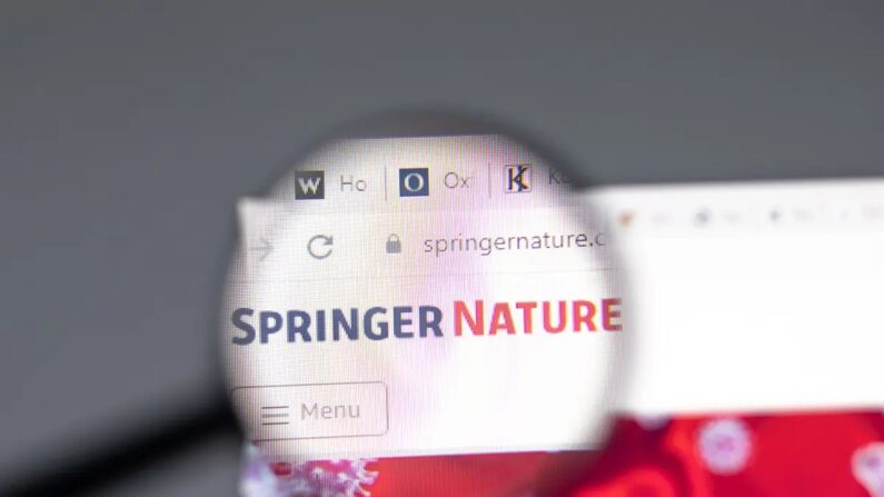Site da Springer Nature (Postmodern Studio/Shutterstock)
