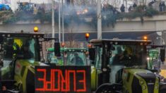 Tratores tomam conta de Bruxelas em protesto contra precariedade do setor agrícola