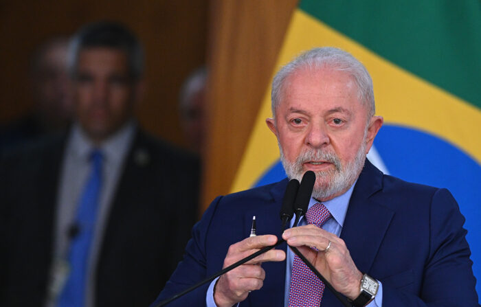 O presidente brasileiro Luiz Inácio Lula da Silva em uma foto de arquivo (EFE/ André Borges).