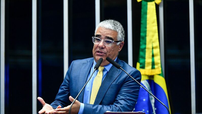 O senador Eduardo Girão (Novo-CE) (Geraldo Magela/Agência Senado)