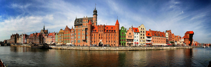 Panorama view of Gdansk, Poland. (Pjama/CC-BY 3.0)