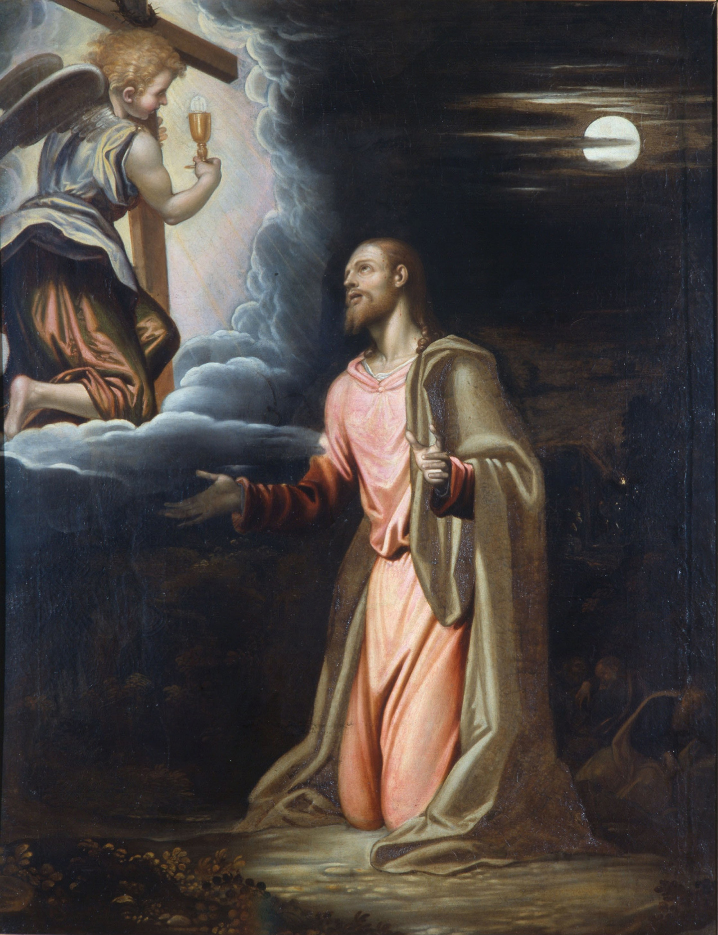 "Christ in the Garden," circa 1580-1590, by Simone Peterzano.