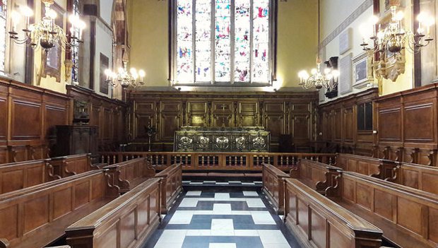 A Faculdade Balliol, da Univerdade de Oxford, possui sua própria capela, Capela da Faculdade Balliol (Pjposullivan1/Flickr)