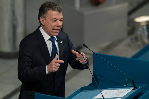 Presidente da Colômbia Juan Manuel Santos (Nigel Waldron/Getty Images)