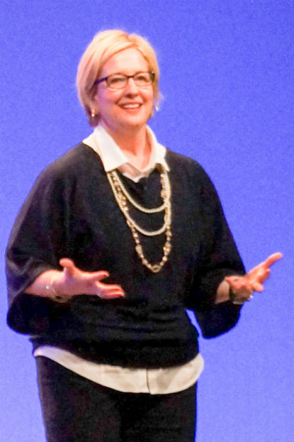 Dr. Brené Brown em uma conferência do Texas para mulheres em Austin, Texas, em 24 de outubro de 2012. (Creative Commons / Wikimedia)