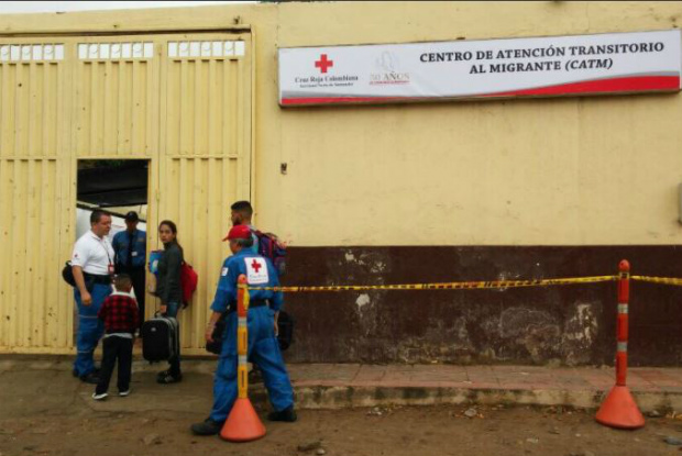 Primeiro centro para refugiados venezuelanos na Colômbia (Cruz Vermelha Colombiana)